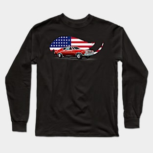 Chevelle USA Print Long Sleeve T-Shirt